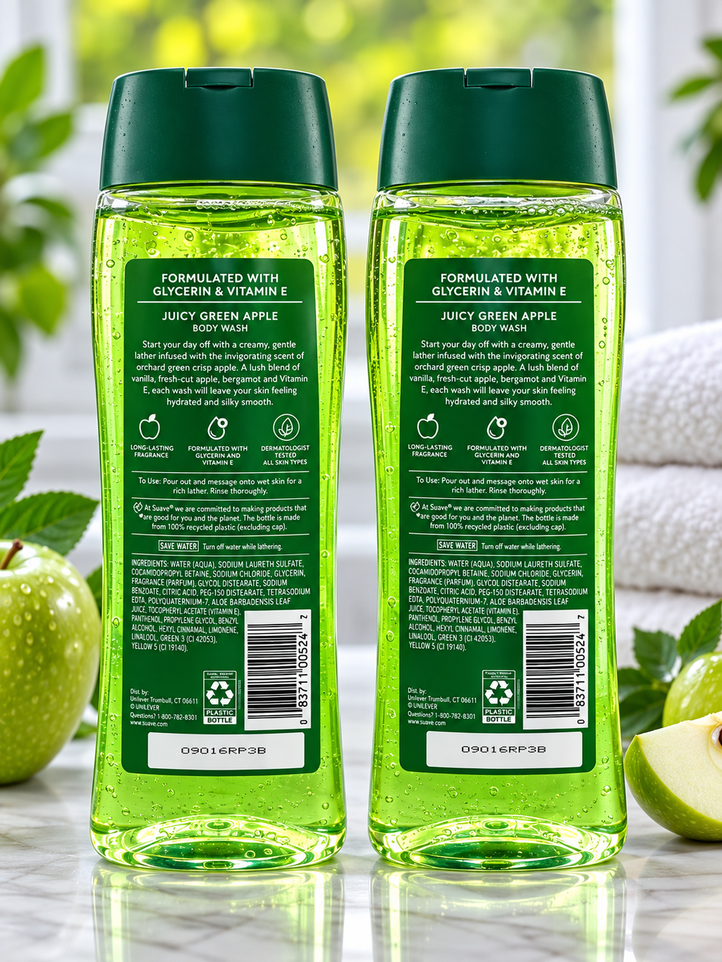 Suave Juicy Green Apple Energizing Body Wash