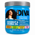Black Diva Hair & Scalp Conditioner - Coconut & Jojoba Oil, 5 oz (141g)