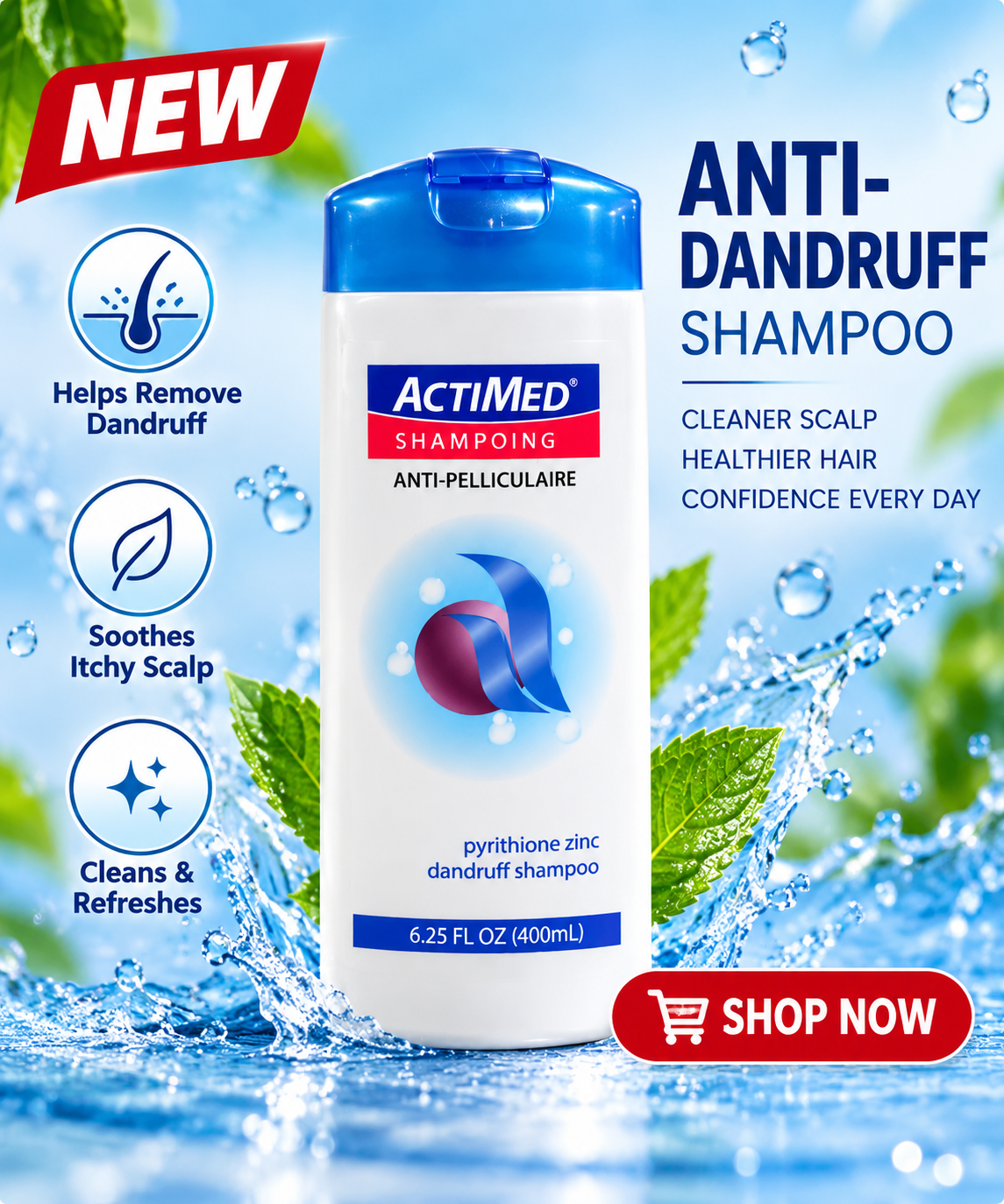 Actimed Shampoing Anti-Pelliculaire