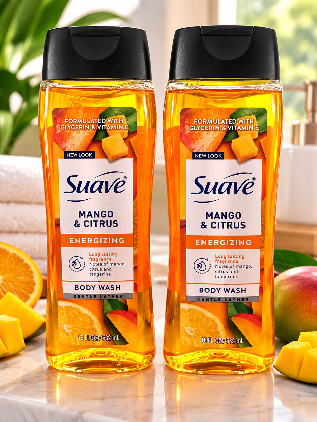Body Wash Suave Mango & Citrus Energizing